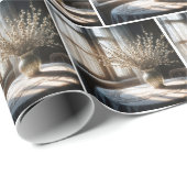 Pussy Willow boeket in boerderijraam Cadeaupapier (Rol Hoek)