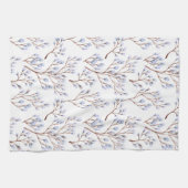 Pussy Willow Branches Theedoek (Horizontaal)