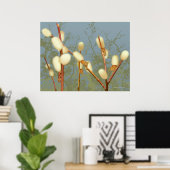Pussy Willow Fantasy Plant Poster (Thuiskantoor)