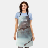 Pussy willow vertakt zich met catkins schort (Gedragen)