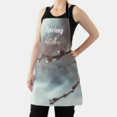 Pussy willow vertakt zich met catkins schort (Insitu)