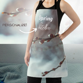 Pussy willow vertakt zich met catkins schort