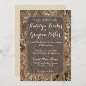 Pussy Willow Wedding Invitation Kaart (Voorkant / Achterkant)