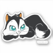 Pussyfoot Cute Kat Sticker (Voorkant)