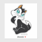 Pussyfoot Darling Kat Sticker (Vel)