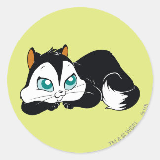 Pussyfoot Schattig Katje Ronde Sticker