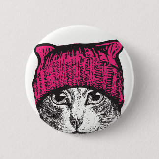 Pussyhat Pussycat Button - Blijf op de nicht