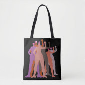 Pussyhats Resist and Act Tote Bag (Voorkant)