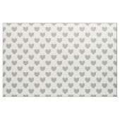 Pussywillow Gray polka harten wit Stof (Fat Quarter)