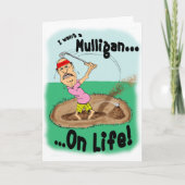 Pust off Golfer Kaart (Voorkant)