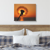 Pusteblume / Dandelion Canvas Afdruk (Insitu (Slaapkamer))