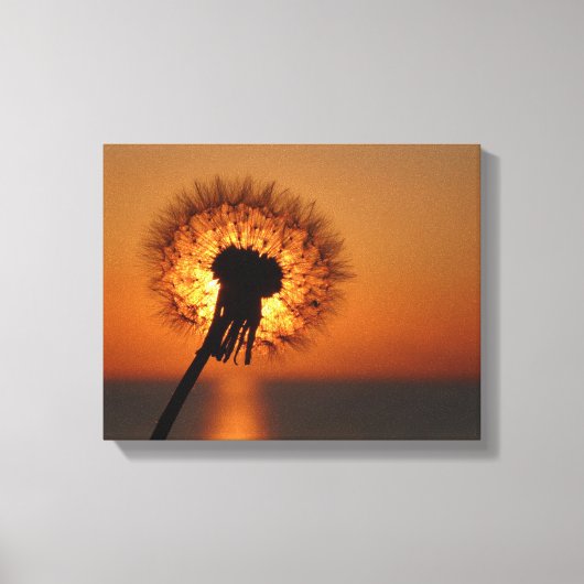 Pusteblume / Dandelion Canvas Afdruk (Voorkant)