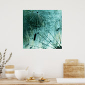 Pusteblume Kunst Poster (Keuken)