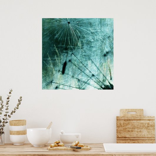 Pusteblume Kunst Poster (Keuken)