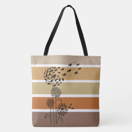 Pusteblume mit Tölter u. Tölter Tasche Tote Bag