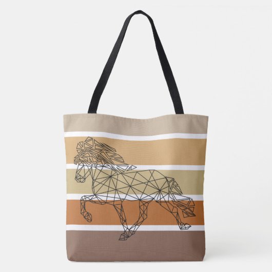 Pusteblume mit Tölter u. Tölter Tasche Tote Bag (Achterkant)