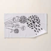 Pusteblume mit Töltern Handdoek (Handdoek)