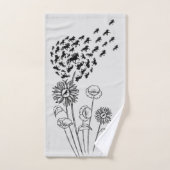 Pusteblume mit Töltern Handdoek (Handdoek)