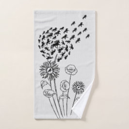 Pusteblume mit Töltern Handdoek