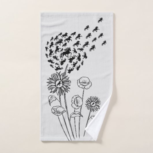 Pusteblume mit Töltern Handdoek (Handdoek)