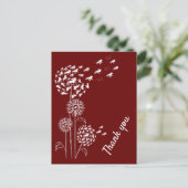 Pusteblume mit Töltern   Postkarte Briefkaart (Staand voorkant)