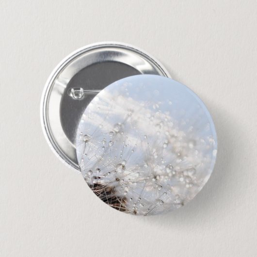 Pusteblumen Löwenzahn Himmelblau Fotografie Ronde Button 5,7 Cm (Voorkant /achterkant)