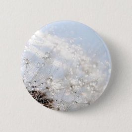 Pusteblumen Löwenzahn Himmelblau Fotografie Ronde Button 5,7 Cm