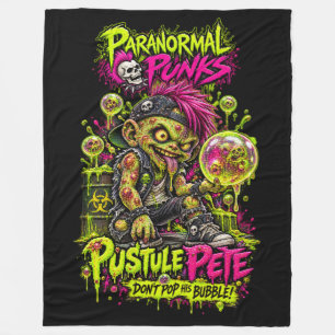 Pustule Pete - Paranormale Punks Fleece Deken