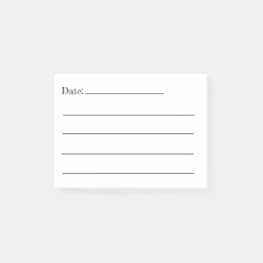 Put A Date on It! Post-It Notes (Voorkant)