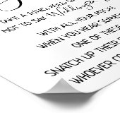 Put a Ring on it eucalyptus greenery Poster (Hoek)