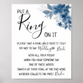 Put a Ring on it eucalyptus greenery Poster (Voorkant)