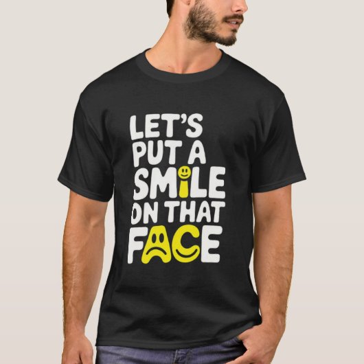 Put a Smile T-shirt (Voorkant)