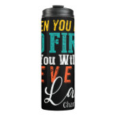 Put God First Never Last Thermosbeker (Voorkant)