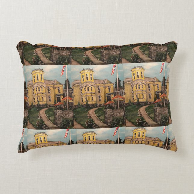 "Put-in-Bay Winery at South Bass Island" Pillow Decoratief Kussen (Voorkant)