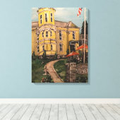 "Put-in-Bay Winery" door Willowcatdesigns Canvas Afdruk (Insitu (Houten vloer))