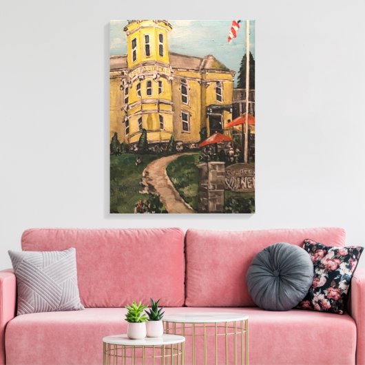 "Put-in-Bay Winery" door Willowcatdesigns Canvas Afdruk (Insitu (Woonkamer))