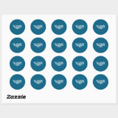 Put it my husband's tab ronde sticker (Vel)
