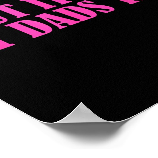 Put It On My Dads Tab Funny Quote Poster (Hoek)