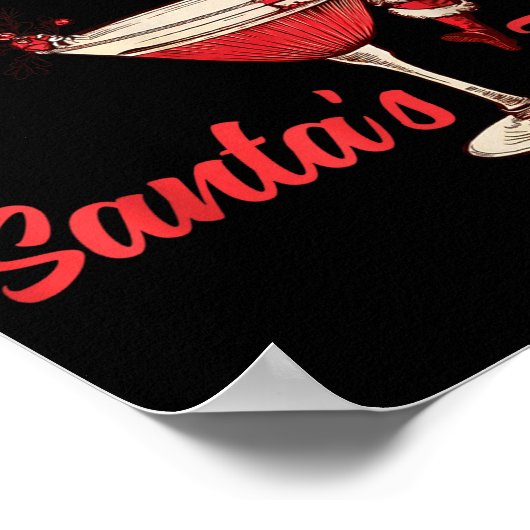 Put It On Santas Tab Funny Christmas Santa Tail Re Poster (Hoek)