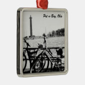 Put-n-Bay, Ohio Perry Monumanet-Ornament Metalen Ornament (Rechts)