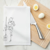 "Put on the complete Suit of Armor"  Theedoek (Quarter Fold)