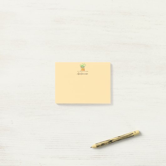 Put Your Logo Here Tablet Post-it® Notes (Op bureau)