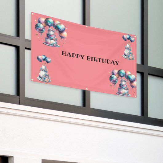 PUT YOUR MESSAGE HERE... BANNER (Buitenkant Gebouw)