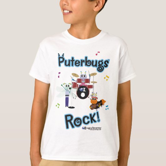 Puterbugs Rock! T-shirt (Voorkant)