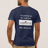 #putfiveuit Mannen T-Shirt (Achterkant)