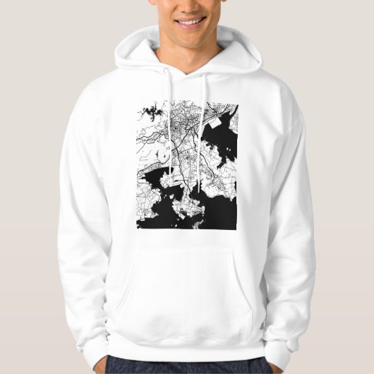 Putian China City Map Hoodie (Voorkant)