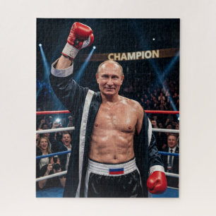 Putin Boks Kampioen Zwaargewicht Knockout Legpuzzel