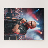 Putin Heavy Metal Rockzanger Hoofdschudden Legpuzzel (Horizontaal)