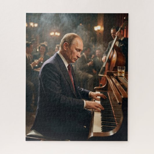 Putin Jazz Piano New Orleans Legpuzzel (Verticaal)