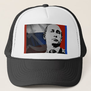 Putin met Russische Vlag Trucker Pet